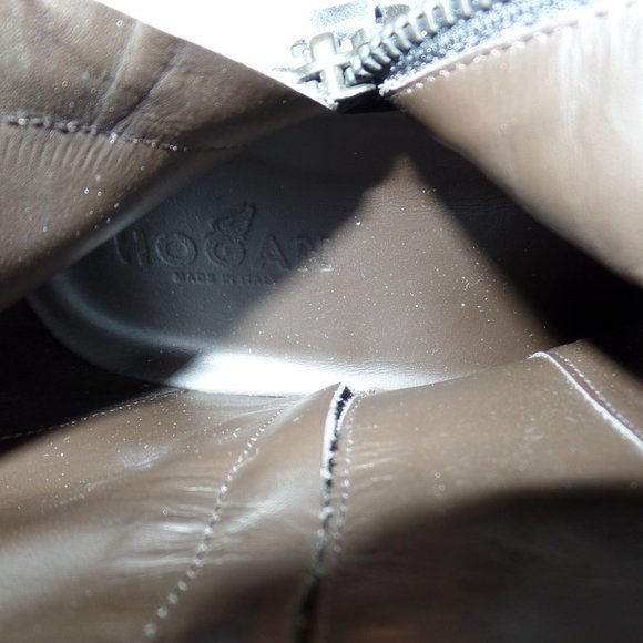 Hogan Multi Colored Block Suede Leather Knee High Zip Up  Riding Boots Sz 9 - Picture 11 of 16